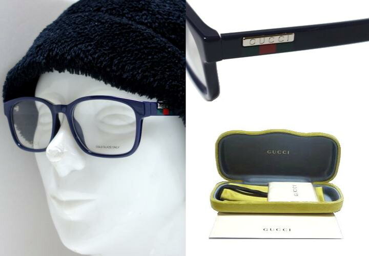 楽天市場】【GUCCI】 グッチ メガネフレーム GG0749OA 006 ブルー 