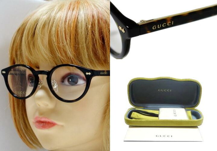 楽天市場】【GUCCI】 グッチ メガネフレーム GG 1127OJ 002 ハバナ  