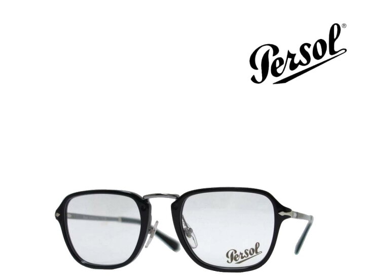 楽天市場】【Persol】 ペルソール メガネフレーム PO3331V 95 ブラック 