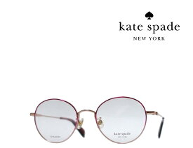 【Kate spade】 ケイトスペード　メガネフレーム　KENNEDI/F　0AW　レッド・ローズゴールド　国内正規品　《数量限定特価品》