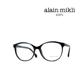 【alain mikli】 アランミクリ メガネフレーム 　A03501　003　ブラック・ブルー　国内正規品