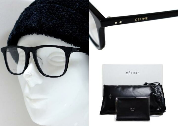 楽天市場】【CELINE】 セリーヌ メガネフレーム CL50063F 001 ブラック 