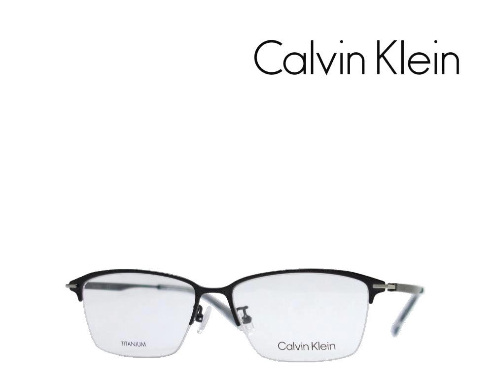 【Calvin Klein】　カルバンクライン　メガネフレーム　CK21135A　009　マットブラック　TITANUM製　国内正規品