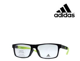 【adidas】アディダス　メガネフレーム　SP5028-F/V　001　ブラック　アジアンフィツト　国内正規品　《数量限定特価品》