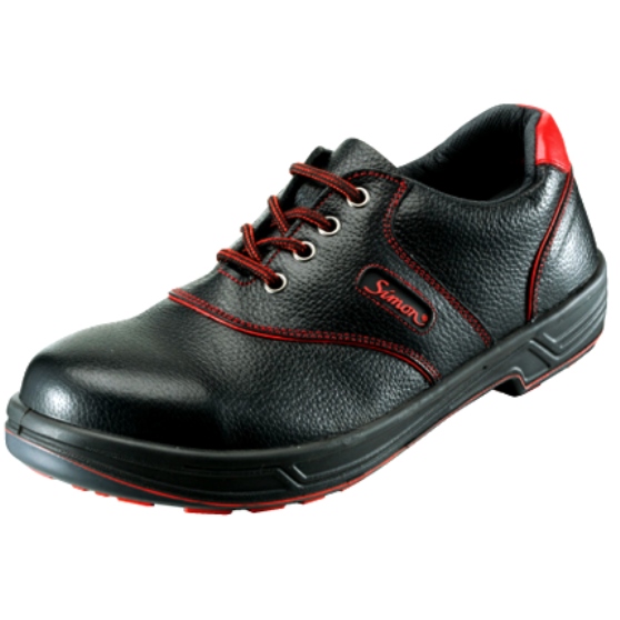 シモンの技術を結集した 最高品質 の安全性能と快適性 安全靴 Simon シモン メーカー直売 短靴 黒×赤 送料無料 SL11-R シモンライト セーフティー SX3層底 お値打ち価格で