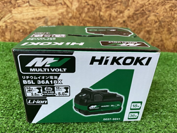 楽天市場】HiKOKI BSL36A18X マルチボルト畜電池 リチウムイオン 