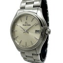 《メンズ》【中古】セイコー グランドセイコー メンズ SBGX205 9F62-0A10 クォーツ QZ デイト シルバー文字盤 SEIKO GS