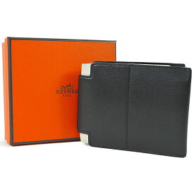 エルメス 美品 Hスポーツ オープン24 2つ折り財布 コンパクトウォレット 黒 2021年 Z刻印 HERMES Open 24 Compact Wallet【中古】【RCP】値下げ