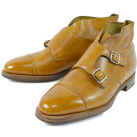 ジョンロブ 美品 不朽の名作 希少 ダブルモンクブーツ ウィリアム2 メンズシューズ 9795 ラスト JOHN LOBB William2 BOOT【中古】【RCP】