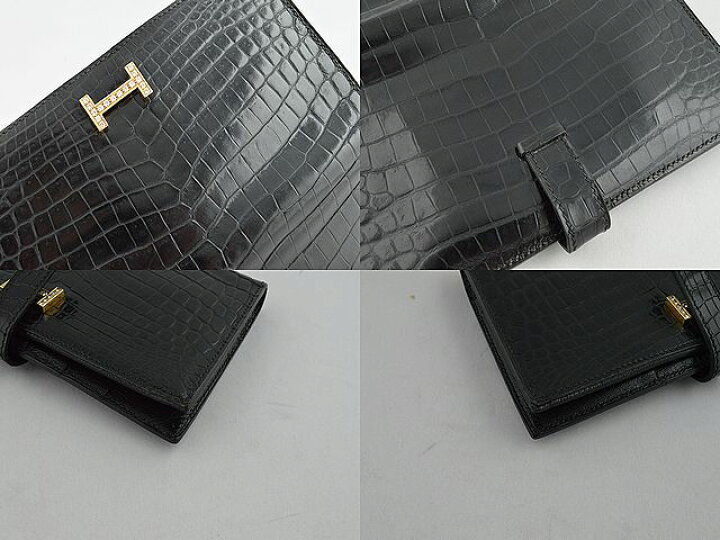楽天市場】◇エルメス◇メンズ 長財布 ベアン クロコダイル 