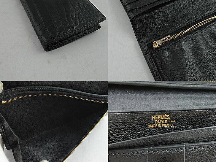 楽天市場】◇エルメス◇メンズ 長財布 ベアン クロコダイル 