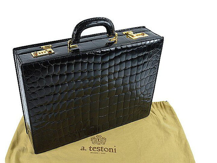 レア】a.testoni ア・テストーニ アタッシュケース