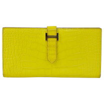 楽天市場】エルメス 財布 クロコ（カラーイエロー）の通販