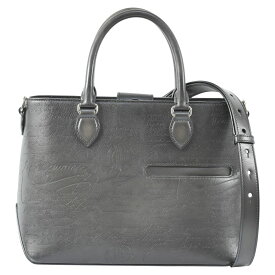 ベルルッティ 美品 スクリット カリグラフィトゥジュールXS 2way メンズ トートバッグ 美しいパティーヌ BERLUTI TOUJOURS_XS【中古】【RCP】