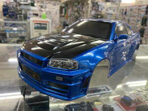 �^�~�� 1/10 NISMO R34 GT-R Z-tune ���ς݃{�f�B �J�[�{�����{���l�b�g