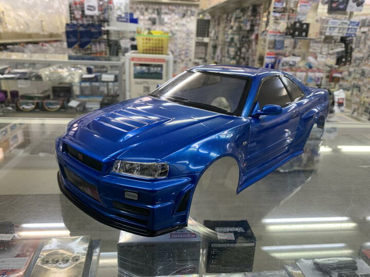 楽天市場】タミヤ 1/10 NISMO R34 GT-R Z-tune (メタリックブルー/裏打  