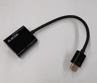 中古 送料無料 ELECOM HDMI(R)用VGA変換アダプタ AD-HDMIVGABK2