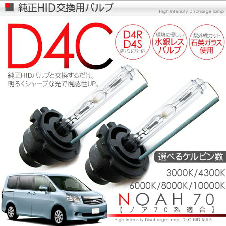 楽天市場】【P10倍 6/4〜スーパーセール開催】 ノア 70系 HIDバーナー/HIDバルブ D4C D4R/D4S 純正交換用 35W/12V 2個セット 【202206ss】 : 古今東西屋 楽天市場】【P10倍 6/4〜スーパーセール開催】 ノア 70系 HIDバーナー/HIDバルブ D4C D4R/D4S 純正交換用 35W/12V 2個セット 【202206ss】 : 古今東西屋