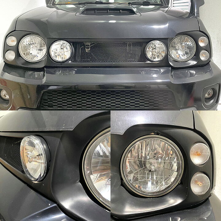 楽天市場】ジムニー JB23 フロント フェイスキット パネル 丸目 