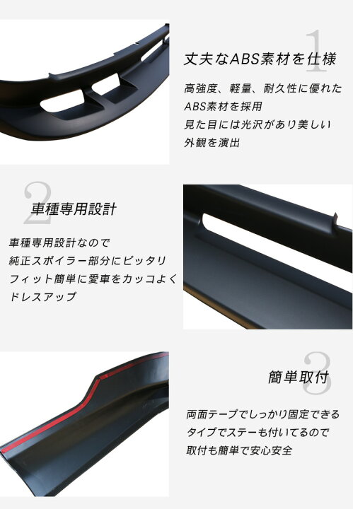 楽天市場】ハイエース200系 1型 2型 標準ボディ フロントスポイラー 