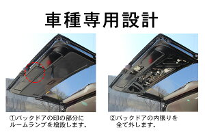 ハイエース200系ラゲッジ増設ランプ4型
