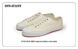 INN-STANT OLD-NEO #702 インスタント シューズ natural アイボリー スニーカー 靴 シンプル 天然素材