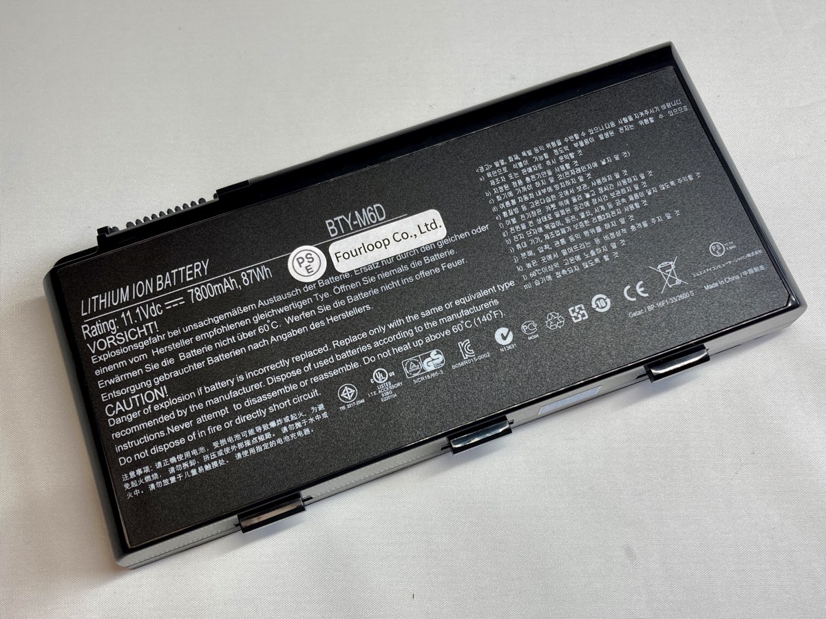 Gt683 大放出セール 11.1V 賜物 87Wh msi ノート 電池 交換バッテリー ノートパソコン 純正 PC