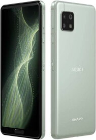 SHARP SIMフリースマホ AQUOS sense5G オリーブシルバー