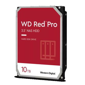 Western Digital WD Red Pro シリーズ 3.5inch NAS向けHDD 10TB 256MBキャッシュ 6Gb/s WD102KFBX‐68M95N0