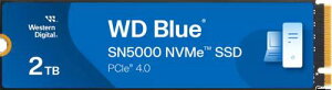 WD Blue SN5000 SSD M.2 PCIe Gen 4 x4 with NVM Express 2TB M.2 2280
