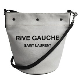 YVES SAINT LAURENT イヴ・サンローラン リヴゴーシュ RIVE GAUCHE ショルダーバッグ ホワイト ブラック 669299-faaaz-9024 レディース【中古】【あす楽】