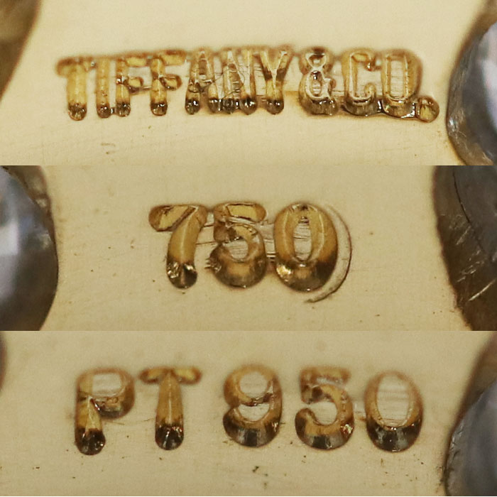 楽天市場】TIFFANY&Co. ティファニー K18YG/Pt950 ドッツ リング・指輪