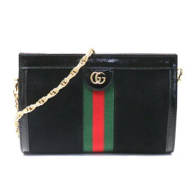 GUCCI グッチ オフィディア GG スモール ショルダーバッグ ブラック グリーン レッド 503877 D6ZYG 1060 レディース【中古】【あす楽】