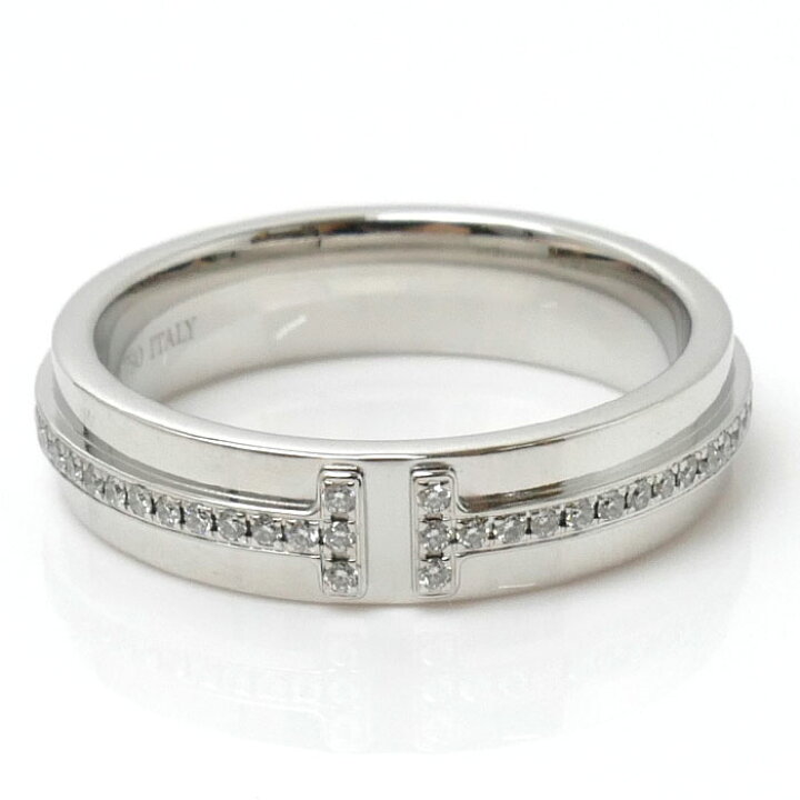 楽天市場】TIFFANY&Co. ティファニー K18WG ホワイトゴールド T TWO  