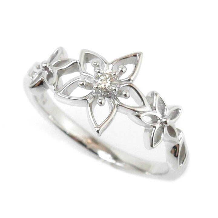 楽天市場】TASAKI タサキ K18WG ホワイトゴールド フラワーモチーフ  