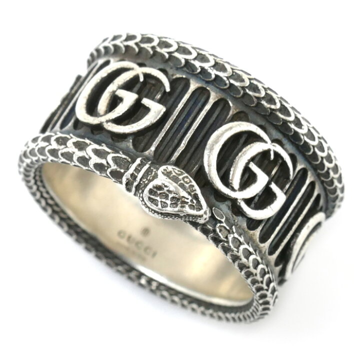 楽天市場】GUCCI グッチ シルバー925 ダブルG スネーク リング・指輪  