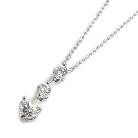 STAR JEWELRY スタージュエリー Pt950プラチナ ダイヤ ネックレス ダイヤモンド0.28ct 2.9g ～41cm レディース【中古】【美品】【あす楽】