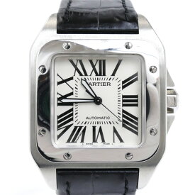 CARTIER カルティエ サントス100LM 腕時計 自動巻き W20073X8 メンズ【中古】【あす楽】
