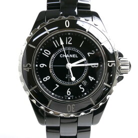 CHANEL シャネル J12 腕時計 電池式 ブラック H0682 レディース【中古】【あす楽】