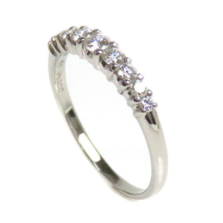 楽天市場】TASAKI タサキ Pt900プラチナ ハーフエタニティ リング  