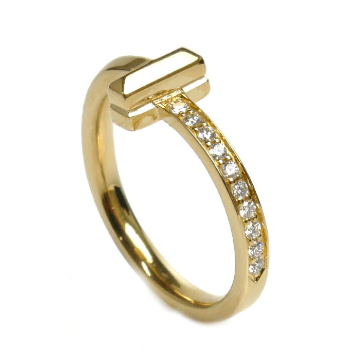 楽天市場】TIFFANY&Co. ティファニー K18YG イエローゴールド Tワン  