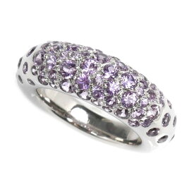 Chaumet ショーメ K18WG ホワイトゴールド アノー キャビア サファイア リング・指輪 サファイア 8号 8.8g レディース【中古】【あす楽】