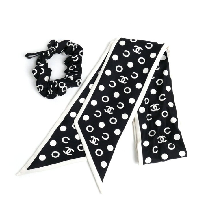 楽天市場】CHANEL シャネル シュシュ/スカーフ/リボン スカーフ  