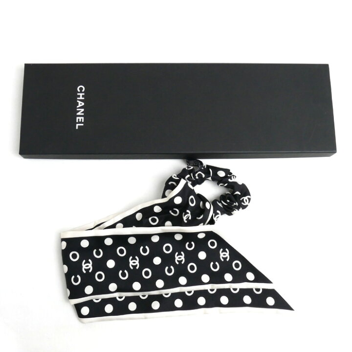 楽天市場】CHANEL シャネル シュシュ/スカーフ/リボン スカーフ  