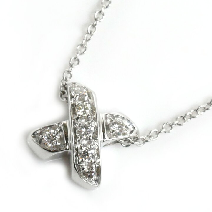 楽天市場】TIFFANY&Co. ティファニー K18WG ホワイトゴールド クロス  