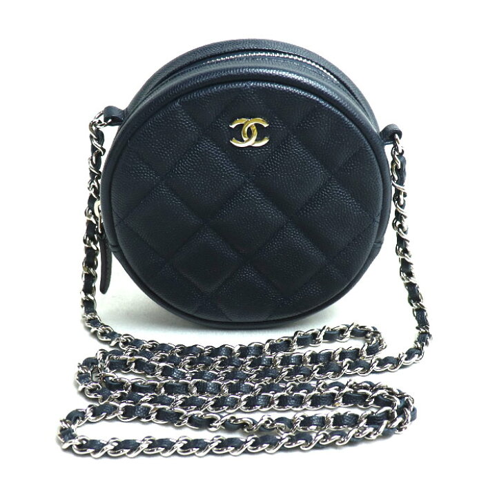 楽天市場】CHANEL シャネル マトラッセ ラウンド チェーンショルダー  