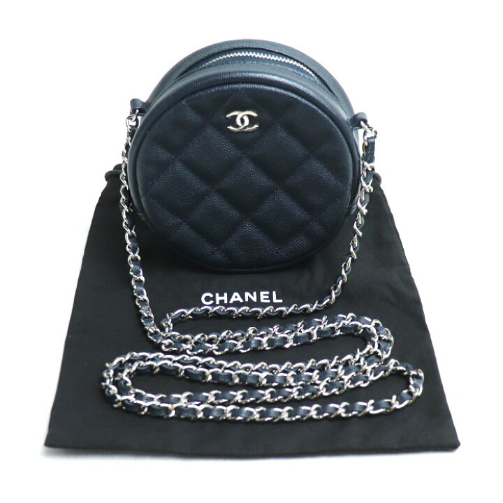 楽天市場】CHANEL シャネル マトラッセ ラウンド チェーンショルダー 
