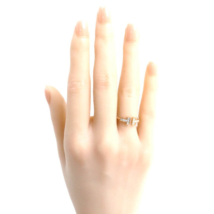 楽天市場】TIFFANY&Co. ティファニー K18PG ピンクゴールド T  