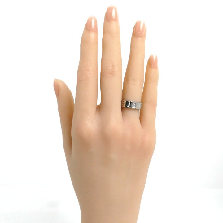 楽天市場】CARTIER カルティエ Pt950プラチナ ラブ 1PD リング・指輪  