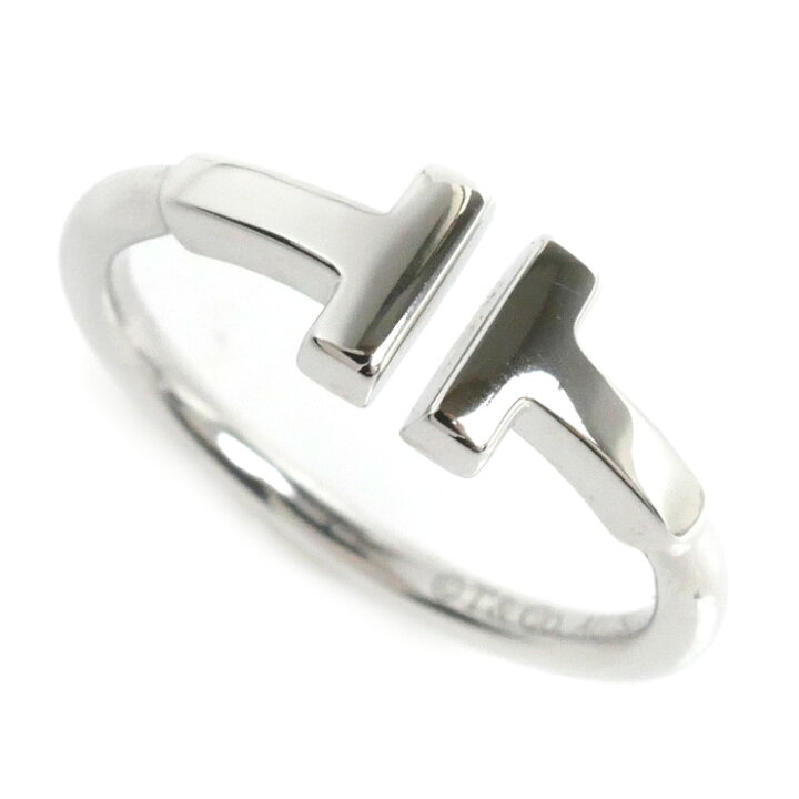 楽天市場】TIFFANY&Co. ティファニー K18WG ホワイトゴールド T 